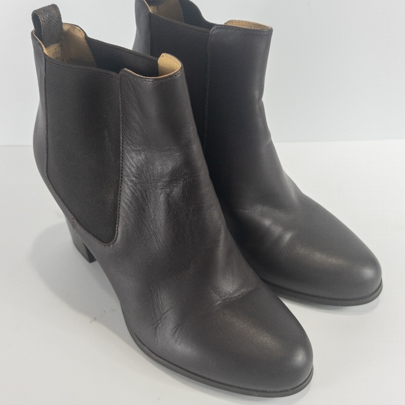 Michael Kors Lottie Booties Chocolate -10 - Picture 2 of 4